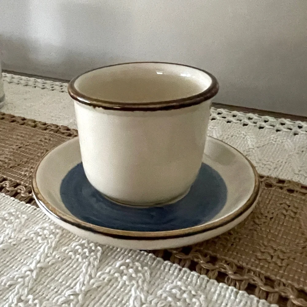 Vintage Ironstone Made In Ireland Kerry Creamer & Two Espresso and Saucer Sets